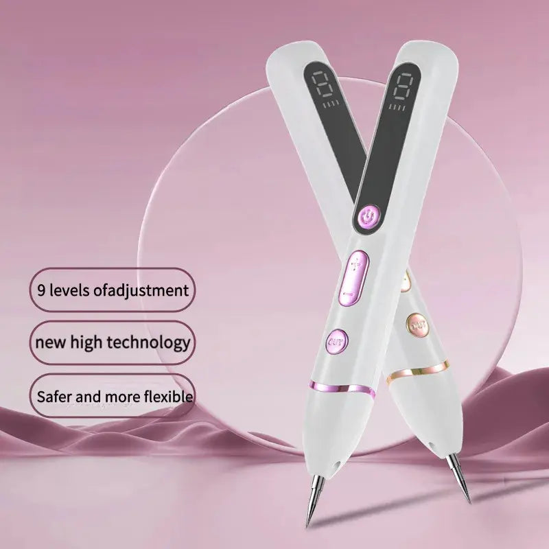 Slimoly™ LCD Beauty Pen – Ultrasonic Facial Massager for Fine Lines & Circulation