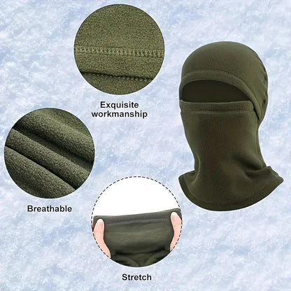 🧢 Fitted Windproof Hat & Breathable Face Mask – Stay Warm, Stylish & Protected Every Day ❄️
