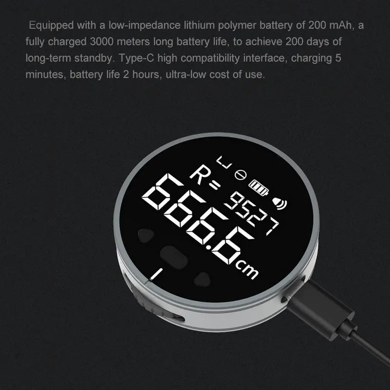 QIAWI™– Pocket-Sized 8-in-1 Digital Ruler for Ultra-Precise Measurements Anywhere
