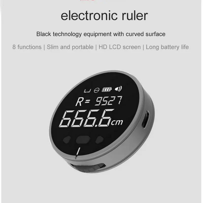 QIAWI™– Pocket-Sized 8-in-1 Digital Ruler for Ultra-Precise Measurements Anywhere