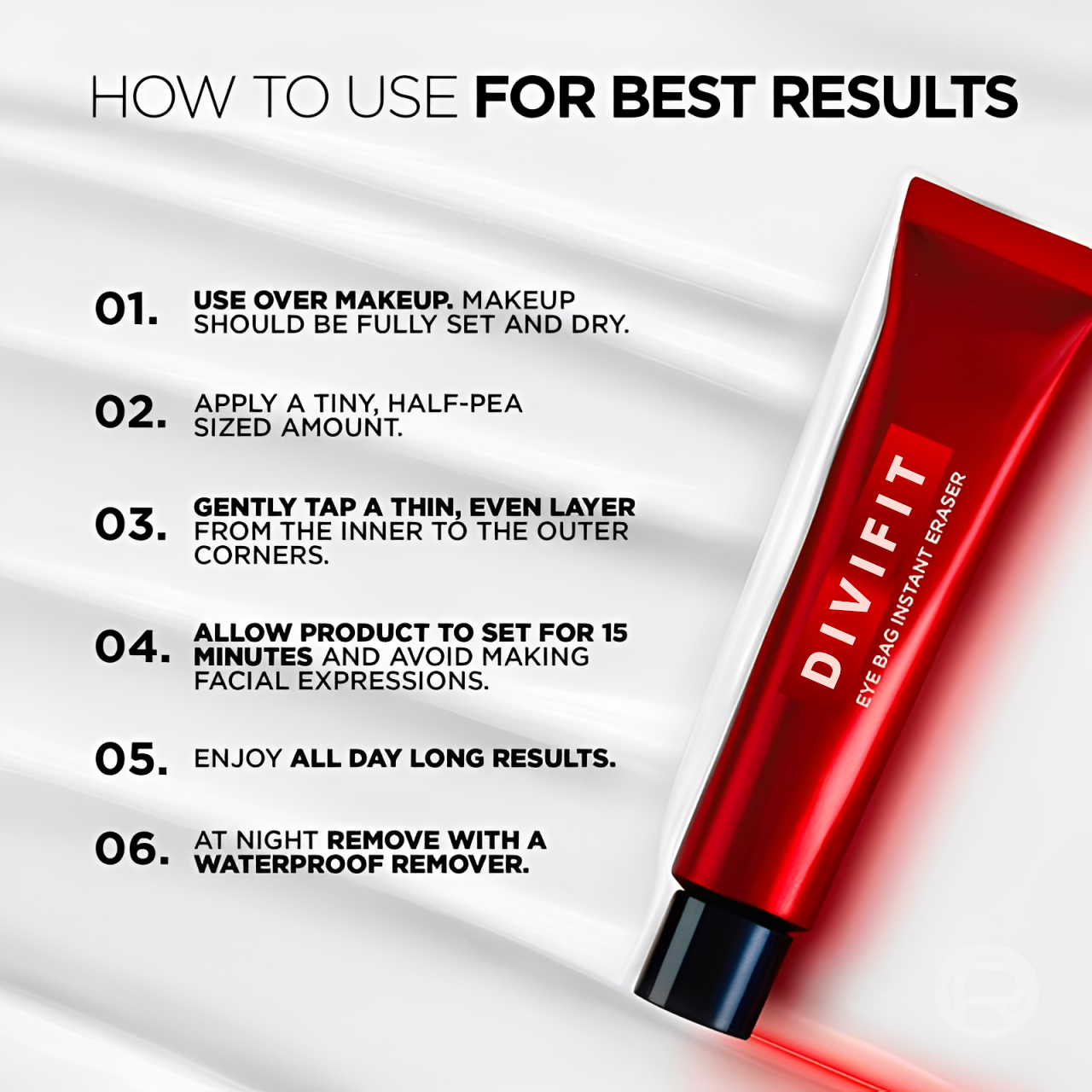 Divifit Eye Bag Instant Eraser, Tightens, Firms, & Blurs Wrinkles