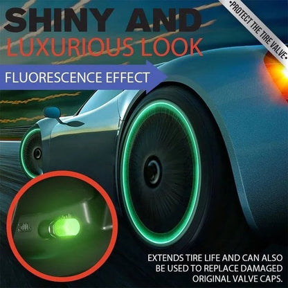 Last 2 Hours:60% OFF!💥Fluorescent Car Tire Valve Caps - Suitable for all tires