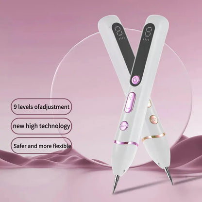 Slimoly™ LCD Beauty Pen – Ultrasonic Facial Massager for Fine Lines & Circulation