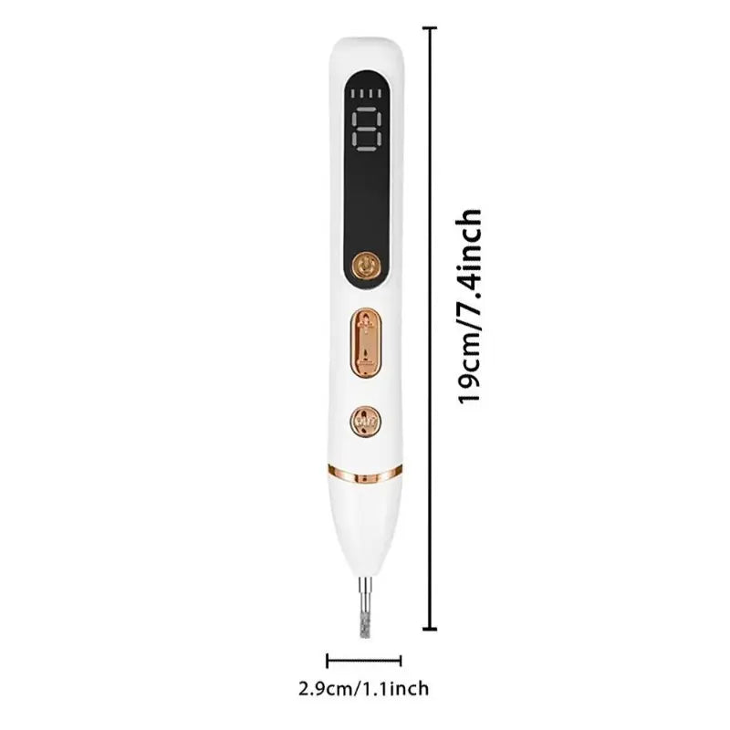 Slimoly™ LCD Beauty Pen – Ultrasonic Facial Massager for Fine Lines & Circulation
