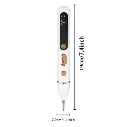 Slimoly™ LCD Beauty Pen – Ultrasonic Facial Massager for Fine Lines & Circulation